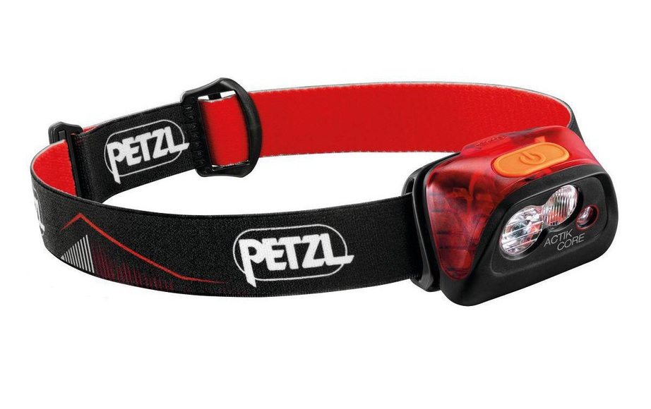 Petzl Stirnlampe Actik Core Rot Schwarz