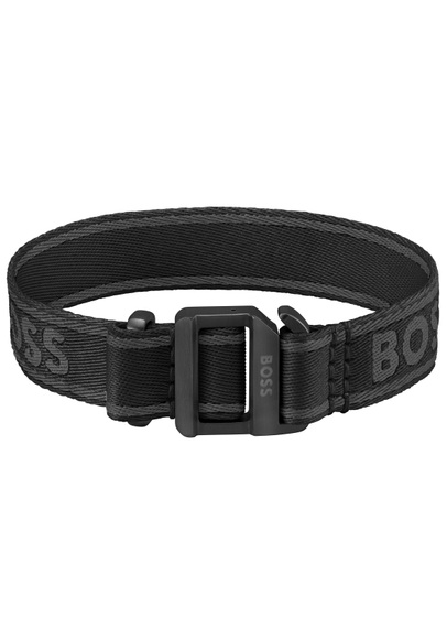 BOSS Armband »Schmuck Edelstahl Armschmuck Nylonarmband COLIN«, zu Hoodie, Shirt, Jeans, Sneaker, Underwear, HUGO, BOSS ORANGE!