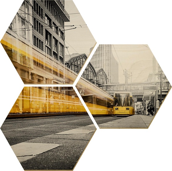Alu-Dibond-Druck »Berlin« (Set)