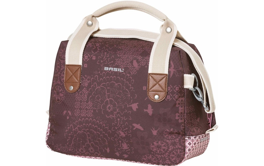 Basil Bohème City Lenkertasche 8l fig red 2020 Lenkertaschen