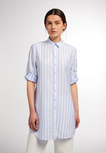 ETERNA DREIVIERTELARM BLUSE MODERN CLASSIC LEINEN-MISCHUNG