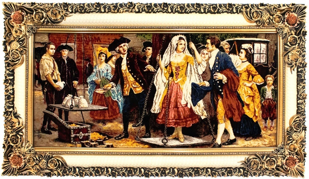 morgenland Wandteppich »Bild-Teppich Figurativ 120 x 70 cm«, rechteckig, 0,6 mm Höhe, besonders weich durch Microfaser
