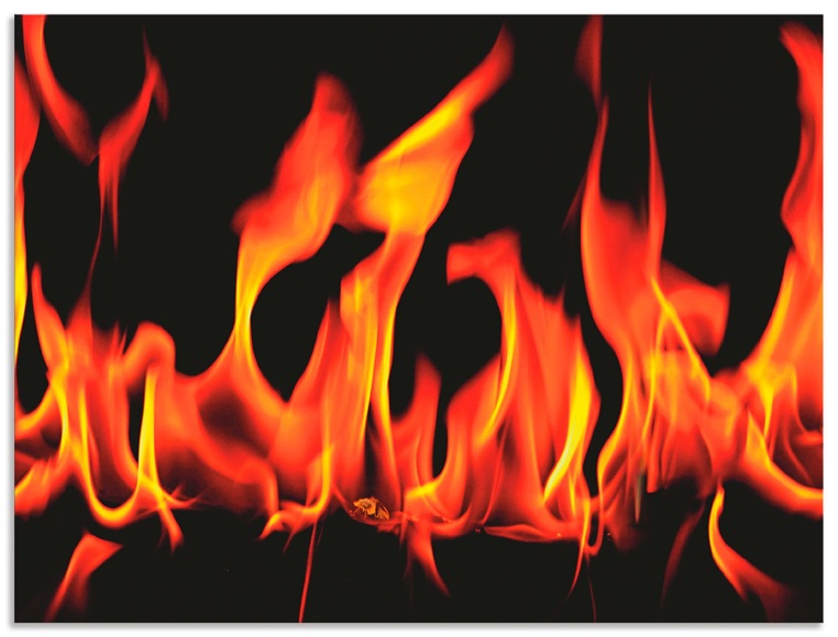 Artland Küchenrückwand »Feuer 2 - Flammen«