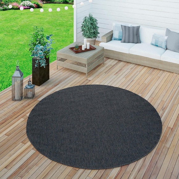 Teppich, »Timber 125«, Paco Home, rund, Höhe 75 mm, maschinell gewebt