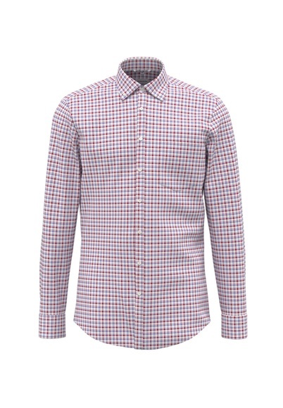 seidensticker Businesshemd »Regular«, Regular Button-Down-Kragen Karo