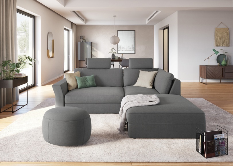 sit&more Ecksofa, inklusive Sitztiefenverstellung
