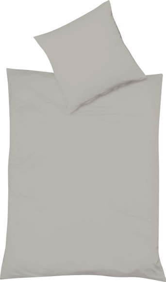 fleuresse Bettwäsche »Provence«, (3 tlg.), Bettwäsche in Halbleinen Qualität, unifarbene Bettwäsche
