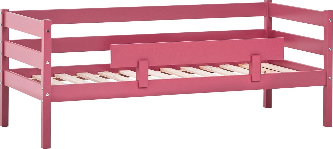 Hoppekids Einzelbett »ECO Comfort«, (Set), mit Rollrost in 8 Farben, wahlweise mit Matratze und Absturzsicherung
