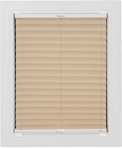 sunlines Klebe-Plissee »One Size Style Crepe«, blickdicht, ohne Bohren, verspannt