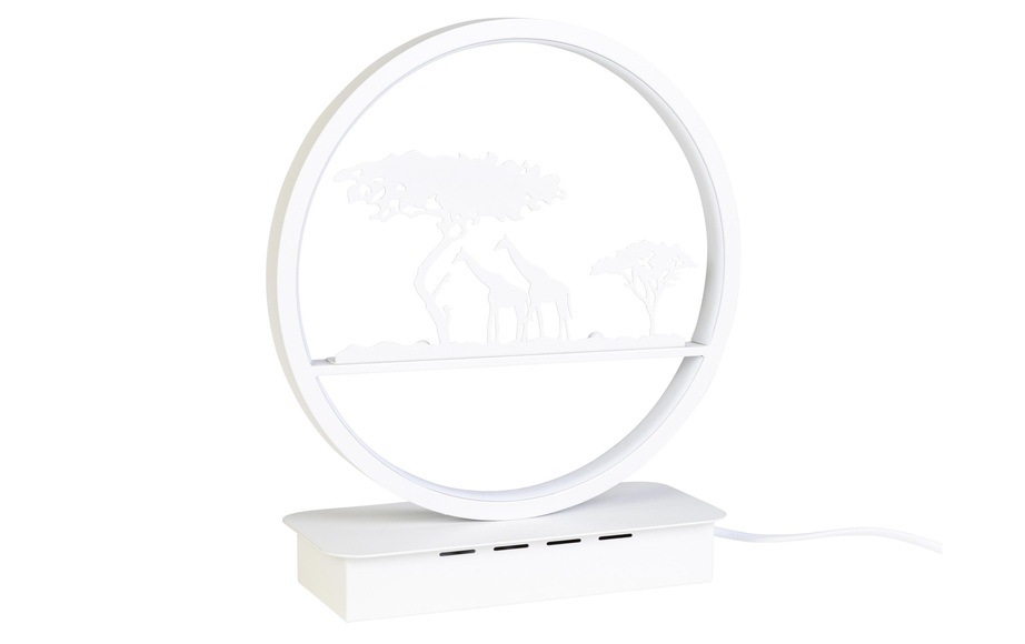 Illurbana - Tischleuchte Savannah 32 LED Weiss