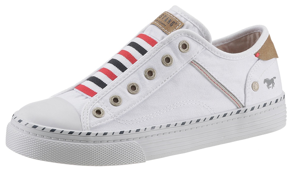 Mustang Shoes Slip-On Sneaker, mit praktischem Gummizug