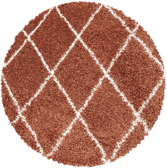 Ayyildiz Teppiche Hochflor-Teppich »ALVOR 3401«, rund, 50 mm Höhe
