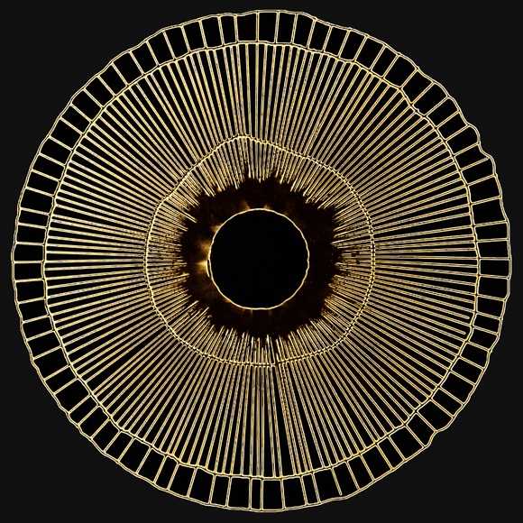 Leonique Leinwandbild »Das Auge«, Abstrakt, (1 St.), Akustikbild mit sehr guten Schallabsorptions-Eigenschaften