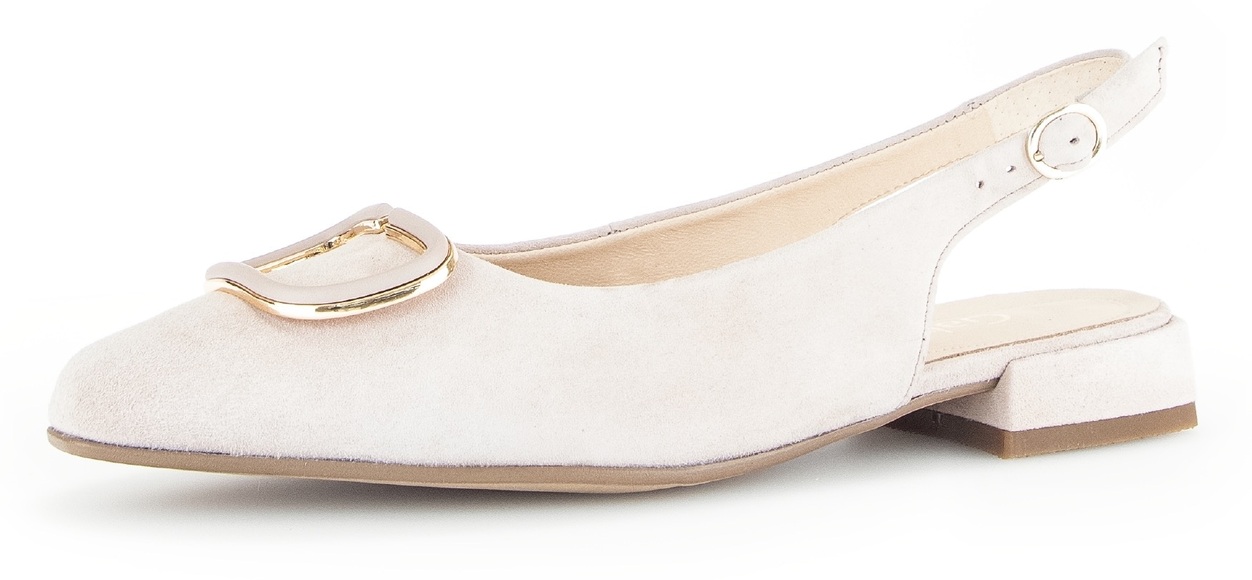 Gabor Slingpumps »FLORENZ«, Abendschuh, Sommerschuh, Blockabsatz, in bequemer Weite G = weit