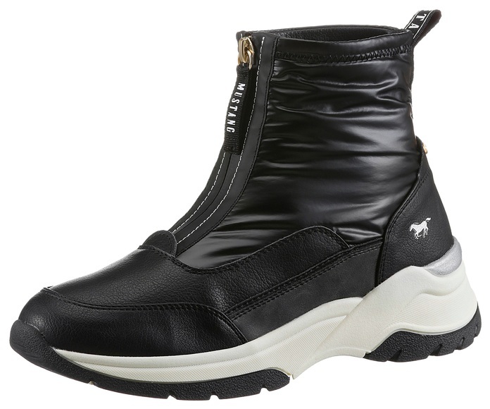 Mustang Shoes Schlupfboots, mit Front-Reissverschluss
