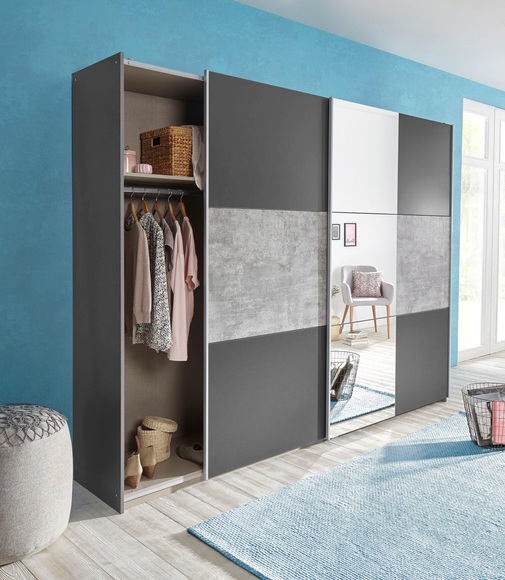 rauch BLUE Schwebetürenschrank »Prenzlau«, mit Spiegel