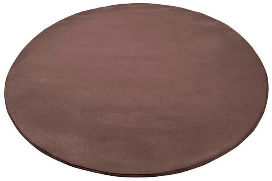 Carpet City Hochflor-Teppich »TOPIA400«, rund, besonders weich und kuschelig durch Polyester, Uni-Farben