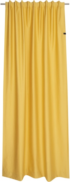 SCHÖNER WOHNEN-Kollektion Vorhang »Soft«, (1 St.), mit Lederapplikation