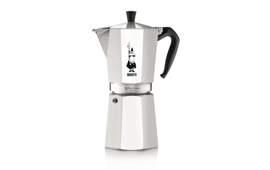 Bialetti Moka Express 18 Tassen Filtersystem aluminium