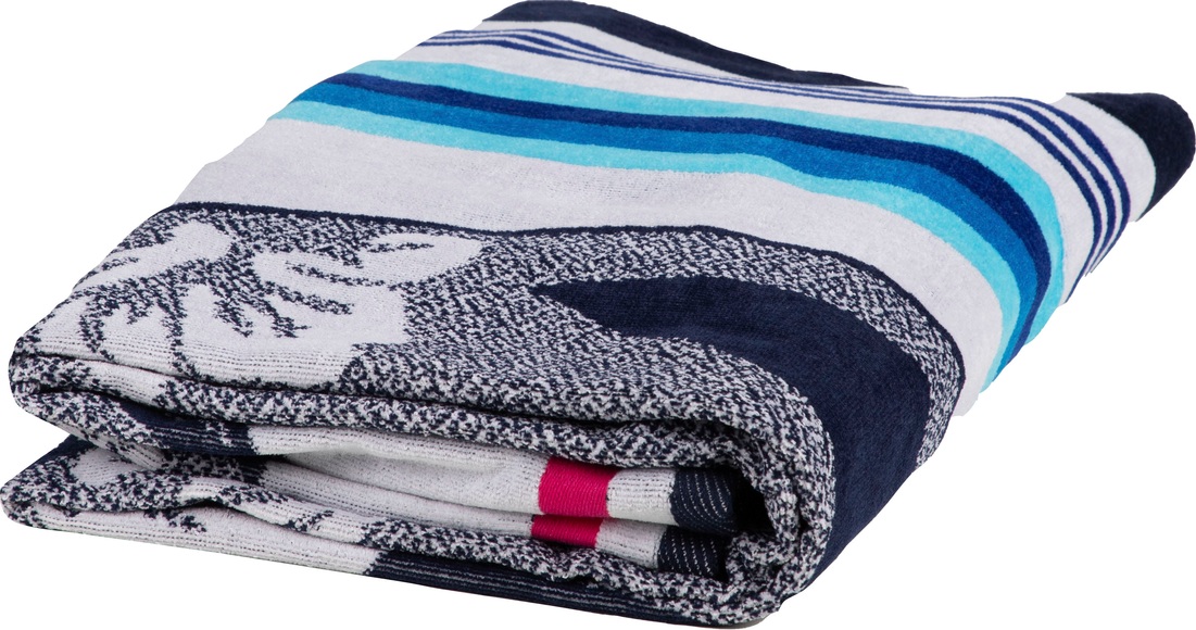 stuco Strandtuch »Surfboard«, (1 St.), mit Blume