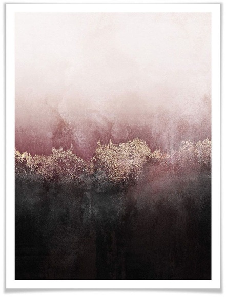Wall-Art Poster »Rosa Himmel«, Himmel, (1 St.)
