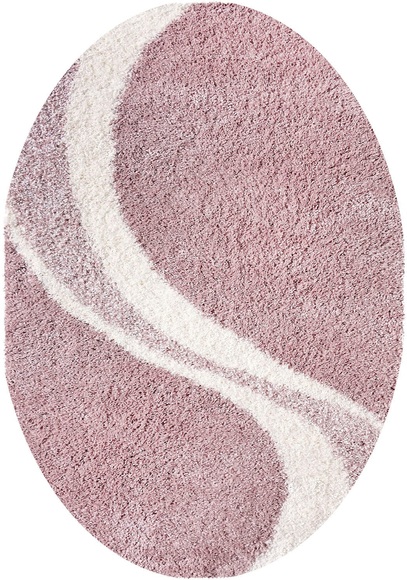 my home Hochflor-Teppich »Fantasy«, oval, Luxus Hochflor, Shaggy, modernes Design, weich & kuschelig