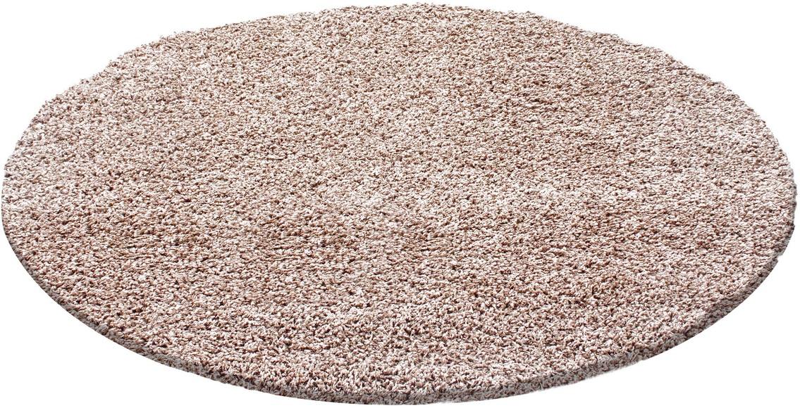 Ayyildiz Teppiche Hochflor-Teppich »Dream Shaggy«, rund, Wohnzimmer