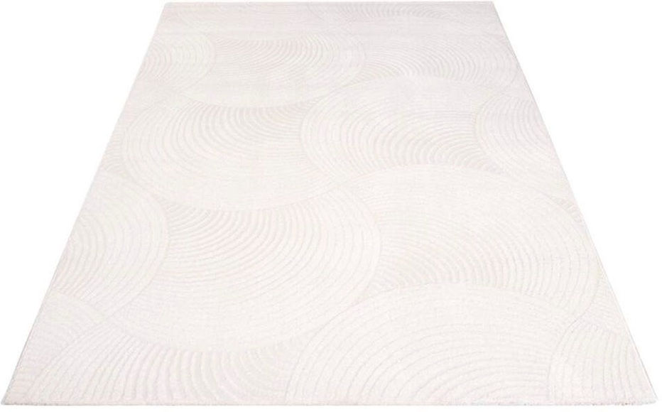 Carpet City Teppich, rechteckig, Kurzflor Wohnzimmer, 3D-Optik, für Schlafzimmer, Flur