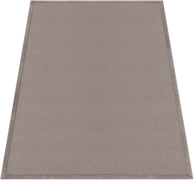 Paco Home Teppich »Tatami 475«, rechteckig, Kurzflor, Uni-Farben, mit Memory Foam, waschbar