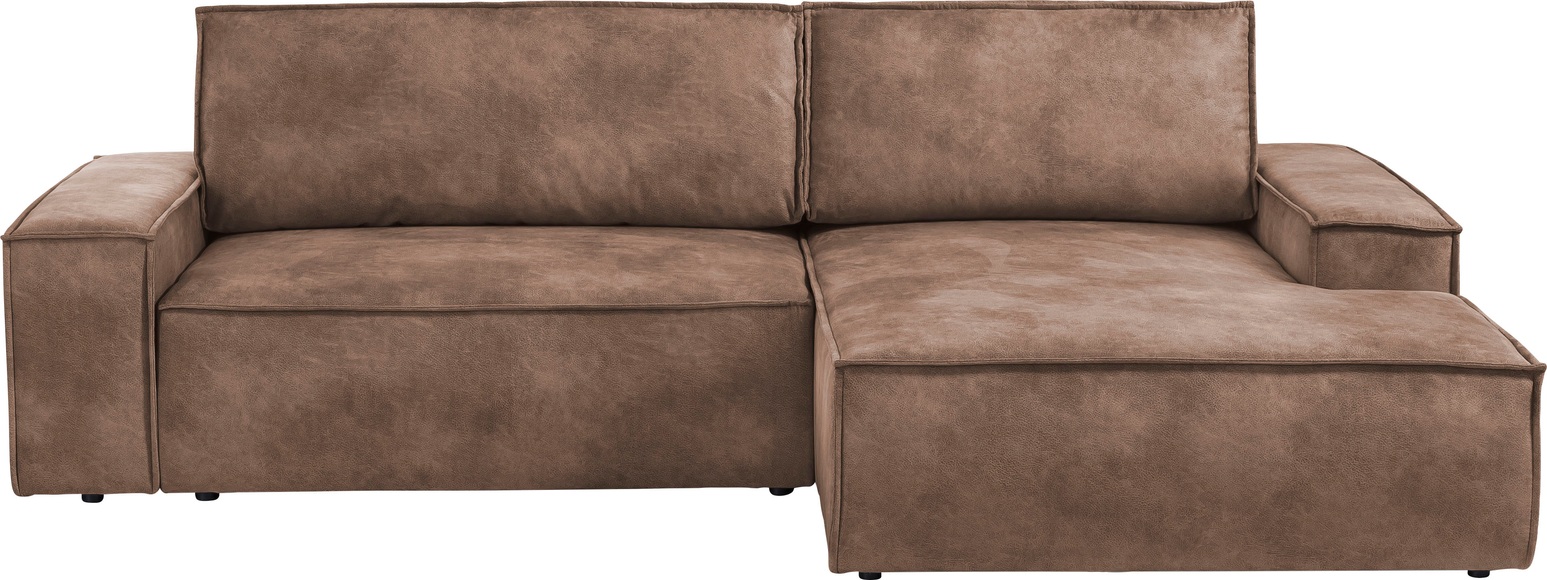 Home affaire Ecksofa »SHERWOOD«, mit Bett-Funktion (Liegefläche 210x136 cm), mit 2 losen Rückenkissen
