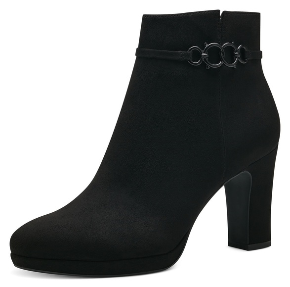 Tamaris High-Heel-Stiefelette, mit dezenter Schmuckapplikation