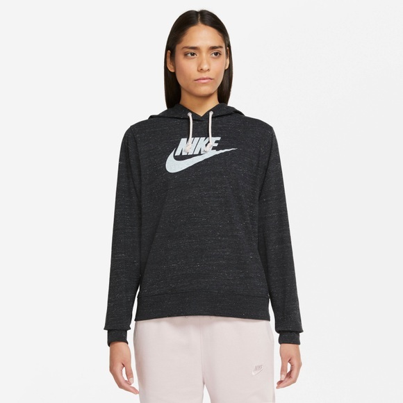 Nike Sportswear Gym Vintage Sweatjacke Damen - Schwarz, Weiß