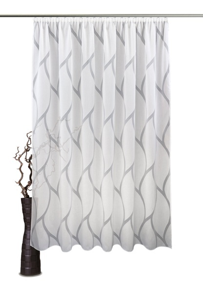 VHG Gardine »Mavie«, (1 St.), All Over, grafisch, Motiv, pflegeleicht, nach Mass