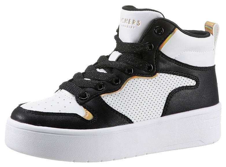 Skechers Kids Sneaker »COURT HIGH-SHINE KICKS«, im Kontrastlook