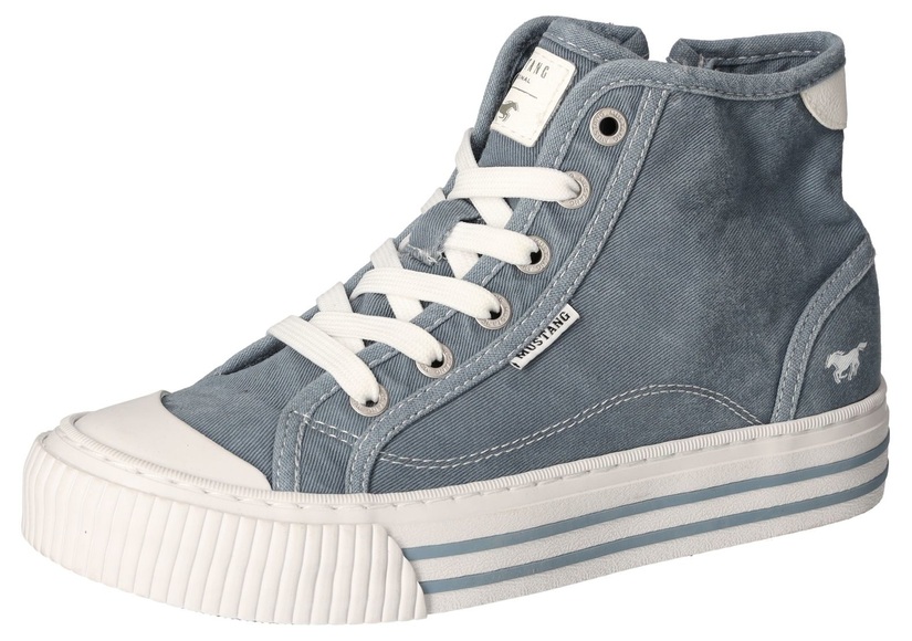 Mustang Shoes Plateausneaker, mit Gummikappe