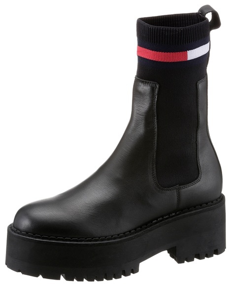 Tommy Jeans Chelseaboots »TAMY HIGHER - 2A CHELSEA«, mit elastischem Schaft