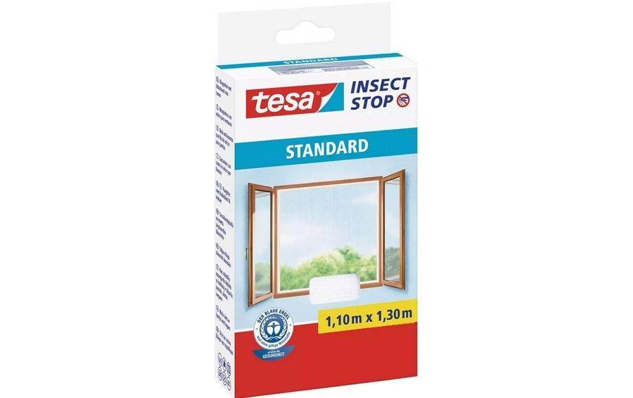 tesa STANDARD 55671 Fliegengitter (L x B) 1300 mm x 1100 mm Weiß 3 St.