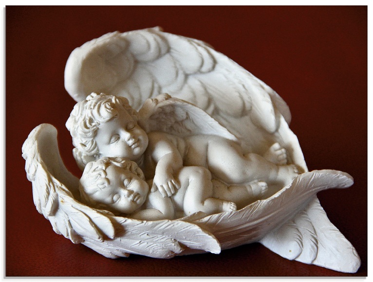 Artland Glasbild »Engel Figuren«
