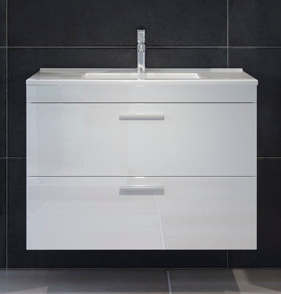 welltime Waschbeckenunterschrank »Dormoletto«, Badmöbel, Breite 80 cm
