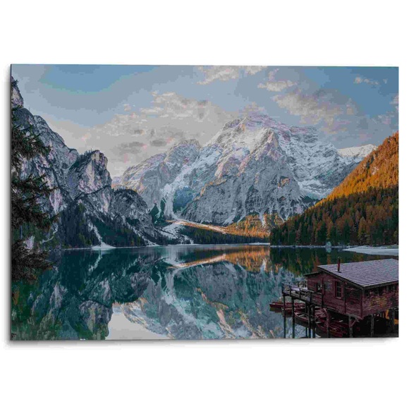 Reinders! Alu-Dibond-Druck »Pragser Wildsee«