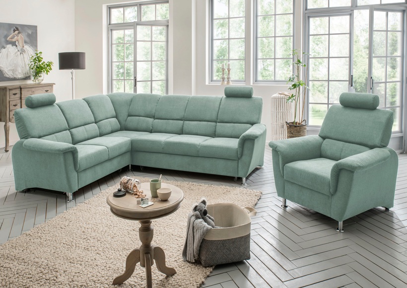 Home affaire Ecksofa »Pisa«, mit Bettfunktion und Bettkasten