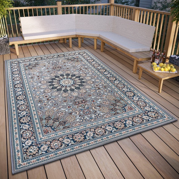 HANSE Home Teppich »Kadi«, rechteckig, In- und Outdoor, Orient-Design, wetterfest, pflegeleicht, robust