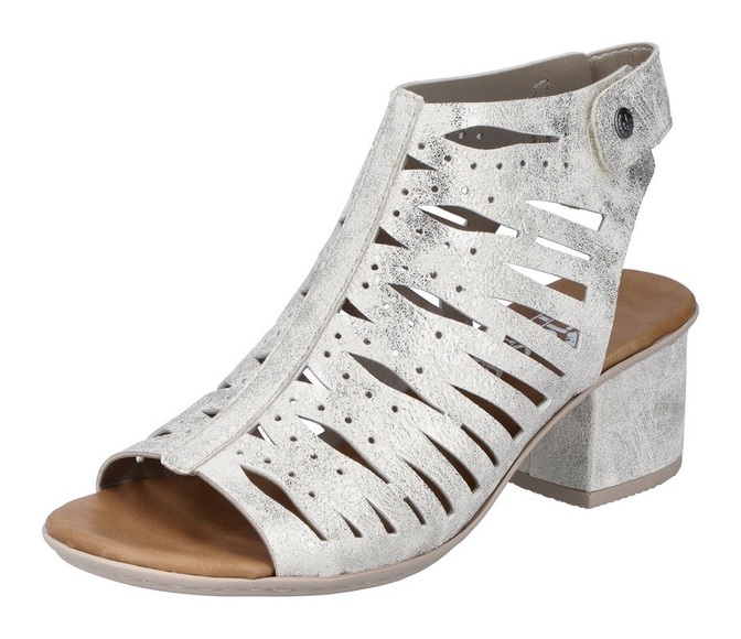 Rieker Sandalette, im Metallic-Look