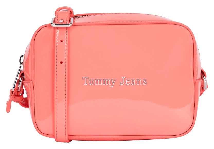 Tommy Jeans Mini Bag »TJW MUST CAMERA BAG PATENT PU«, mit dezentem Markenlogo vorne