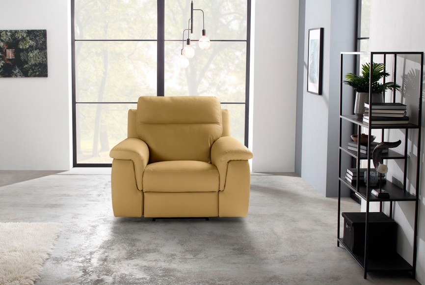 Nicoletti Home Sessel »Alan«, inklusive Fussstütze, wahlweise mit Relaxfunktion, Breite 115 cm
