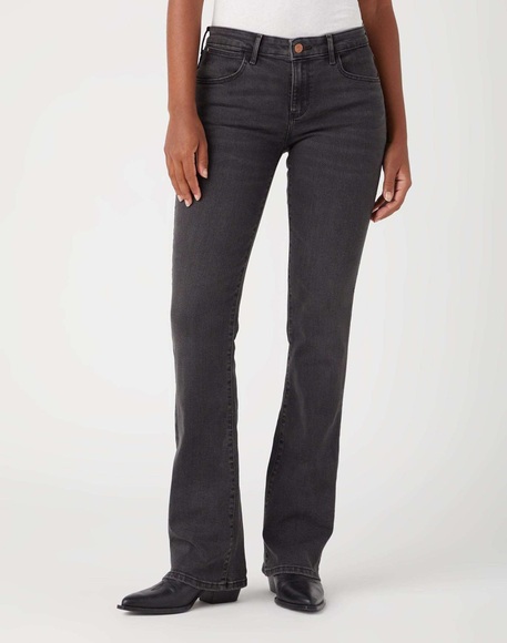 Jeans Bootcut Bootcut Damen Rot Bunt L34/W31