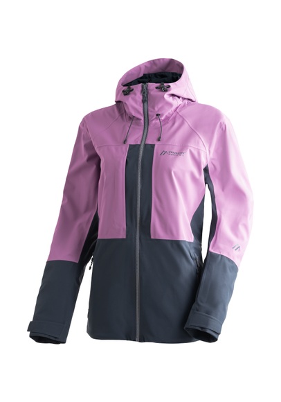 Maier Sports Funktionsjacke »Lindon W«, Damen Outdoorjacke, wasserdicht, RV-Taschen, Kapuze