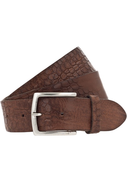 b.belt Ledergürtel, Vollledergürtel mit Prägung