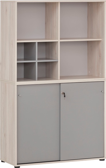 Schildmeyer Büro-Set »Serie 400«, (3 St.), bestehend aus 1 Regal, 1 Schrank, 1 Regalkreuz