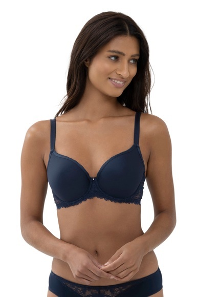 Mey Bügel-BH »SERIE LUXURIOUS«, Zweifarbige Spitze, Zierträger verstellbar, Full-Cup
